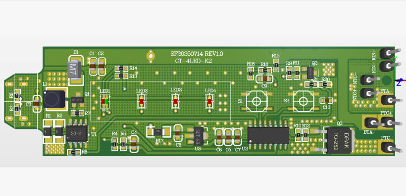 无线直发梳方案，直卷两用小巧便携